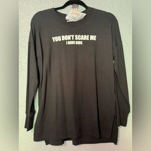 Black LuLaRoe Hannah crew neck NWT Halloween 🎃